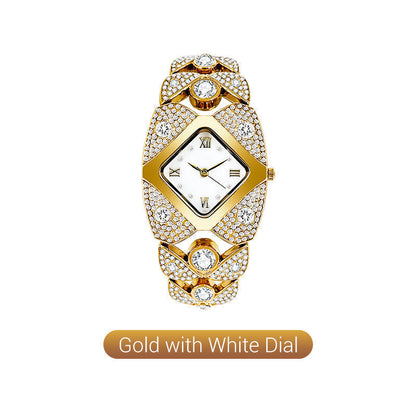 🎁2026 New Arrivals 50% OFF💥Women's Retro Quartz Watch with Sparkling Rhinestones