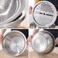 🎁2026 New Arrivals 50% OFF💥German Quality 3-in-1 Stainless Steel Grater Bowl