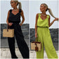 49% Off New Products Hot Sale🔥Women's Sleeveless Wide Leg Jumpsuit