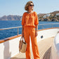 👚 60% OFF NOW! 💃 Women's Drawstring Top & Pants 2-Piece Set – Relaxed Fit, Comfortable & Perfect for Lounging or Everyday Style 🌸
