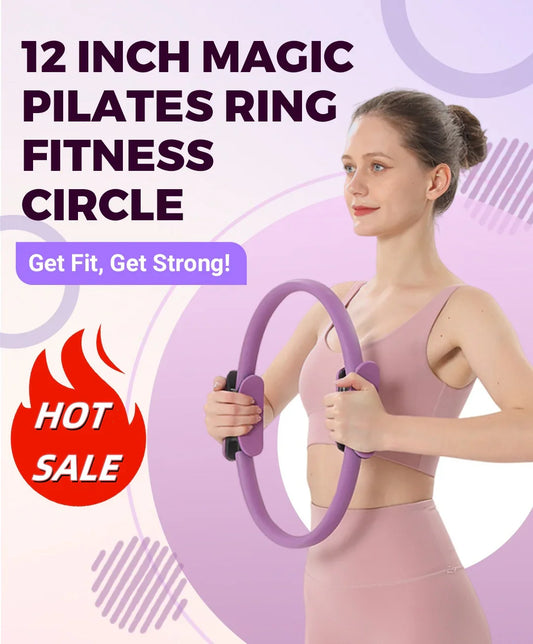 🔥New Year SALE 50% OFF💪🌸Pilates Ring Fitness Trainer | Toning Ring for Core, Arms & Legs✨