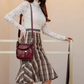 ⏳Time-Limited Special⏰Casual Pleated Bucket Soft Leather Handbag Shoulder Bag