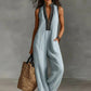 ⏳Time-Limited Special⏰Women's Sleeveless V-Neck Wide-Leg Jumpsuit