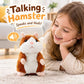 🎁2026 New Arrivals 50% OFF💥Talking Hamster Plush – repeats whatever you say, auto head-shaking, hilarious fun for kids & adults
