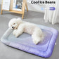 ⏰LAST DAY SALE ONLY￡8.99!!❄Pawchill Pet Cooling Mat for Dogs & Cats 🐾  Naturally Cool Ice-Silk Pad • Breathable, Washable & Soft 🌿  For Floors, Sofas & Car Travel • Multiple Sizes • Gradient Colours ☀️🐶🐱