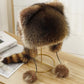 ⏳Limited-time 60% off⏰ Raccoon Tail Fur Parent-Child Plush Hat