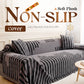 🎁2026 New Arrivals 50% OFF💥Soft Plush Non‑Slip Couch Cover‑Thick Striped Sofa Throw Cover, Cozy Winter‑Friendly Furniture Protector for Living Room, Anti‑Slip Universal Sofa Slipcover