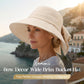 🥳SUMMER HOT SALE🥳💞50K+ SOLD!💥50% OFF! 🔥 Women's Bowknot Wide Brim Sun Hat ☀️ UV Protection Summer Beach Hat 🌴