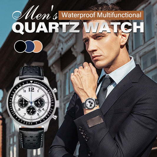 🎁Time-limited Special⌛ Men's Waterproof Multifunctional Quartz Watch