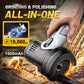 🎁2026 New Arrivals 50% OFF💥12V Cordless Mini Angle Grinder, 3-in-1 Cut Grind Polish Power Tool, 15000RPM Portable Electric Grinder with 1500mAh Battery for DIY Small Projects