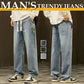 👖40% off!🆒Men's Loose Straight Jeans🏖️