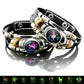 🎁2026 New Arrivals 50% OFF💥Glow-in-the-Dark Leather Zodiac Sign Bracelet For Men and Women