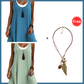 🎁2026 New Arrivals 50% OFF💥Women's Casual Loose Sleeveless Fake Two Piece Tank Dress