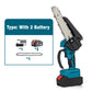 🎁2026 New Arrivals 50% OFF💥6-inch Cordless Mini Chainsaw with 2 Batteries🌲