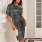 ⏳Time-Limited Special⏰ Women's One Shoulder Sequin Sparkling Party Club Dress