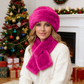 🎅CHRISTMAS SALE 60% OFF!🔥Fluffy Fur Bucket Hat Warm Winter Hat + Free Matching Scarf (Only 7 Left)⏰