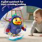 🎁2026 New Arrivals 50% OFF💥Dancing Space Duck Toy - Interactive LED Light & Music with Solar Sensor for Fun Cosmic Dance Moves 🌟🚀