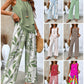 🔥 Hot Sale 50% OFF🌺Women's Trendy Print 2 Piece Outfits Sleeveless Top & Pants