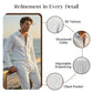🎁2026 New Arrivals 53% OFF💥Men’s Casual Waffle Shirt Pants 2-Piece Set