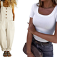 🎁2026 New Arrivals 50% OFF💥Women's Sleeveless Wide Leg Jumpsuit– Relaxed Style, All-Day Comfort✨