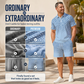 🎁2026 New Arrivals 50% OFF💥Men's Geometric Print Collared Top & Shorts Set – Modern Pattern & Breathable Coordinated Look 🔷