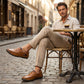👞Classic Men’s Slip-On Leather Shoes – Premium Calfskin, All-Day Comfort & Effortless Style