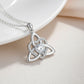 🎁2026 New Arrivals 50% OFF💥Birthstone Celtic Trinity Knot Heart Necklace✨ Heart Shape Celtic Trinity Knot Birthstone Pendant