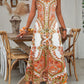 ⏳🔥2026 Hot Sale🎁Women’s Retro Print V-Neck Sleeveless Maxi Dress🔥Buy 3 Get Free Shipping🔥
