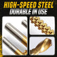 🎁2026 New Arrivals 50% OFF💥Titanium‑Coated Twist Drill Set – 6 sizes, drills & saws in one. High‑speed steel, no rust. Wood, metal, plastic – all in one kit! 🧰✨