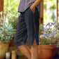 🎁2026 New Arrivals 50% OFF💥Women's Casual Solid Color Pocket Capri Pants