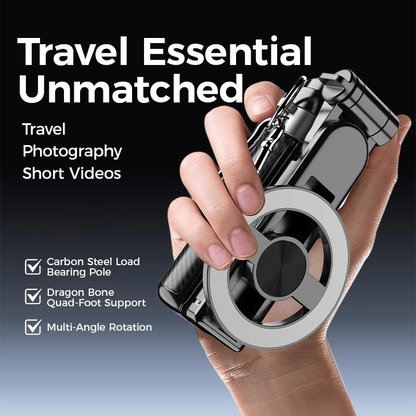 🏆 Hot sale 50% OFF✨4-in-1 Multifunctional magnetic selfie stick with 360° rotation