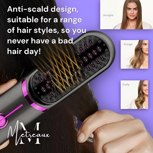 🎁2026 New Arrivals 49% OFF💖Wireless Ceramic Hair Straightening Comb – Fast Heating, Anti-Frizz & Tangle-Free Design ✨
