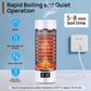 🎁2026 New Arrivals 50% OFF💥500ml Portable Travel Electric Kettle – 4-Stage Temp Control 45°C-100°C with Live LED Display, Rapid 5-Min Boiling, 12H Keep Warm, 360° Leak-Proof Sealing & Double-Layer Anti-Scald Shell – 520g for Hotel Office Travel ✈️