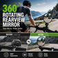 🎁2026 New Arrivals 50% OFF💥360° Rotating Rearview Mirror – Clear view behind, no more neck twisting. Fits bikes, e‑bikes & motorcycles. Tool‑free silicone strap! 🛡️✨