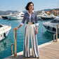 🎁2026 New Arrivals 50% OFF💥Women's Striped Shirt & Wide-Leg Pants 2-Piece Set