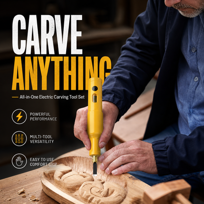 🎁2026 New Arrivals 50% OFF💥All-in-One Electric Carving Tool Set 50% OFF! Precise, powerful, versatile – perfect for wood, linoleum & DIY projects. 🔥🎨