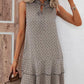 🎁2026 New Arrivals 50% OFF💥Women's Geometric Print Bow Dress – Abstract Art Meets Timeless Style with Elegant Lacing Details 🎀