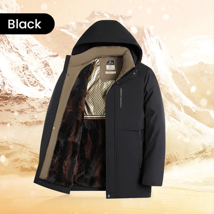 🔥Black-Friday-Mega-Angebot – 50 % Rabatt!🔥Men’s Thermal Hooded Parka Coat - Windproof & Water-Resistant Winter Jacket with Multiple Pockets for Extreme Cold ❄️🛡️