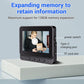 Wireless doorbell camera: 1080P, 170° angle, 4.3-inch screen, IPX65 outdoor waterproof rating, night vision