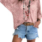 🥰Summer Sale-60% OFF💛Womens Bohemian-Inspired Beige Crochet Top With V-Neck