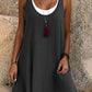🎁2026 New Arrivals 50% OFF💥Women's Casual Loose Sleeveless Fake Two Piece Tank Dress