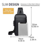 🎁2026 New Arrivals 50% OFF💥Anti-Theft Unisex Crossbody Sling Bag – Hard Shell, Waterproof, USB Charging, RFID Blocking 🔒