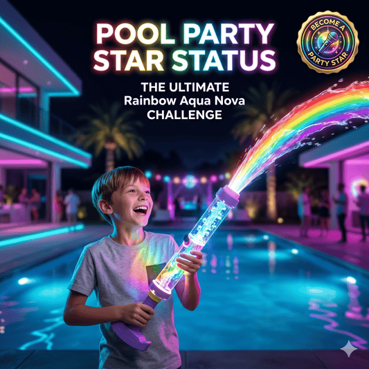 🎁2026 New Arrivals 50% OFF💥Bright Rainbow LED Water Pistol – Summer fun that bursts into life as if by magic! – Light-up, rechargeable & perfect for pool, beach or backyard battles 🎉