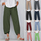 💥Limited Sale 50% OFF💥Vintage Asymmetrical Elastic Waist Pockets Pants