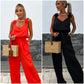 49% Off New Products Hot Sale🔥Women's Sleeveless Wide Leg Jumpsuit