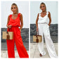 49% Off New Products Hot Sale🔥Women's Sleeveless Wide Leg Jumpsuit