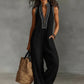 ⏳Time-Limited Special⏰Women's Sleeveless V-Neck Wide-Leg Jumpsuit