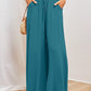 🎁2026 New Arrivals 50% OFF💥Wide-Leg High-Waisted Pants – Cotton Blend, Loose Fit, Drawstring 🌿