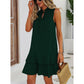 🎁2026 New Arrivals 50% OFF💥Women's Geometric Print Bow Dress – Abstract Art Meets Timeless Style with Elegant Lacing Details 🎀