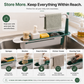 🎁2026 New Arrivals 50% OFF💥2-in-1 Sink Organizer Rack – Expandable Sponge Holder & Kitchen Towel Drying Bar